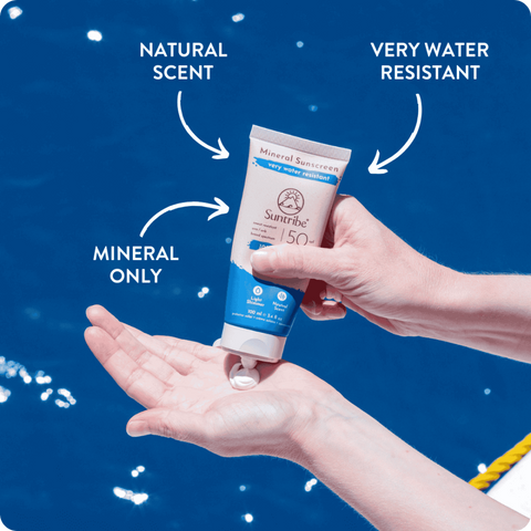 Protetor Solar Mineral Natural SPF 50 - 100 ml - Suntribe