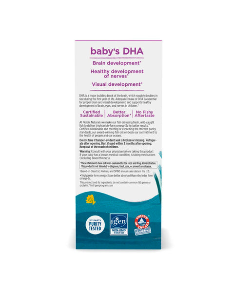 Baby's DHA + Vitamin D3 - 60ml - Nordic Naturals