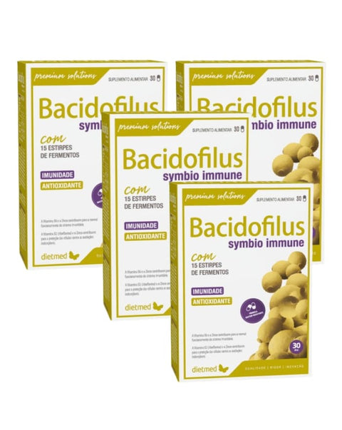 Bacidofilus Symbio Immune - Pack 4x30 Cápsulas - Dietmed