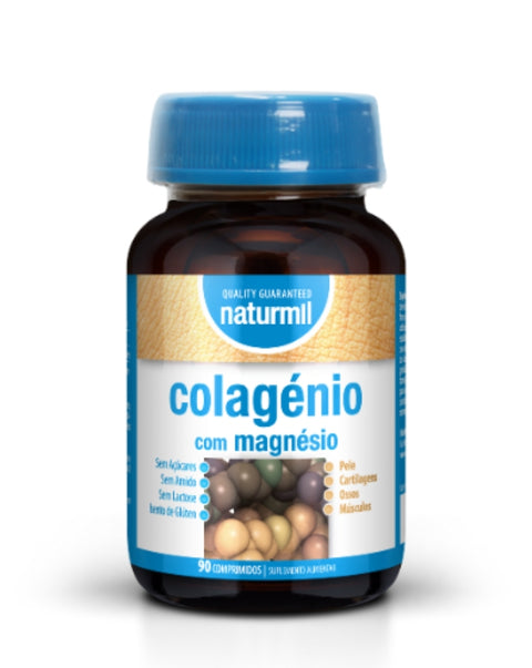 Colagénio com Magnésio - 90 Comprimidos - Naturmil