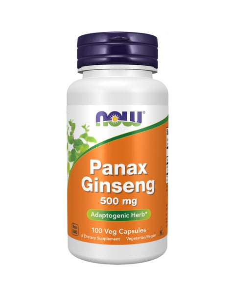 Panax Ginseng 500 mg - 100 Cápsulas - Now Foods