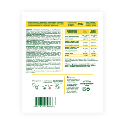 V-Protein Plátano - 240 gramos – Gold Nutrition