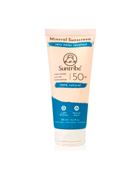 Protector Solar Mineral Natural SPF 50 - 100 ml - Suntribe