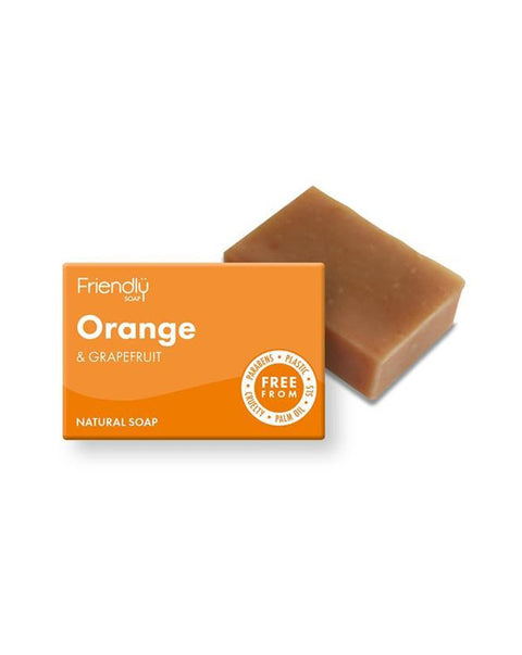Orange Grapefruit Bath Soap - 95 grs - Friendly Soap