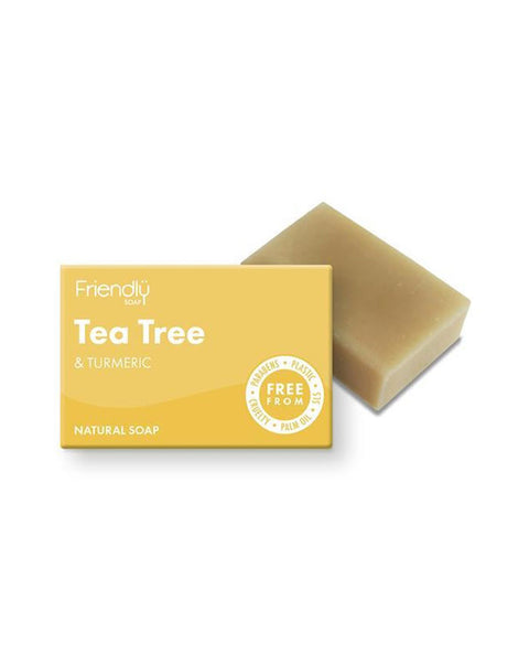Tea Tree Turmeric Bath Soap - 95 grs - Friendly Soap