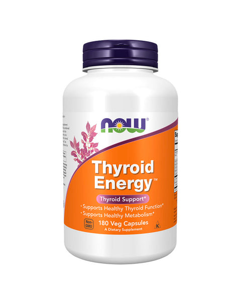 Energía tiroidea - 180 cápsulas - Now Foods