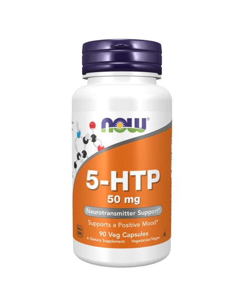 5 - HTP 50mg - 90 Cápsulas - Now Foods - naturvida.pt