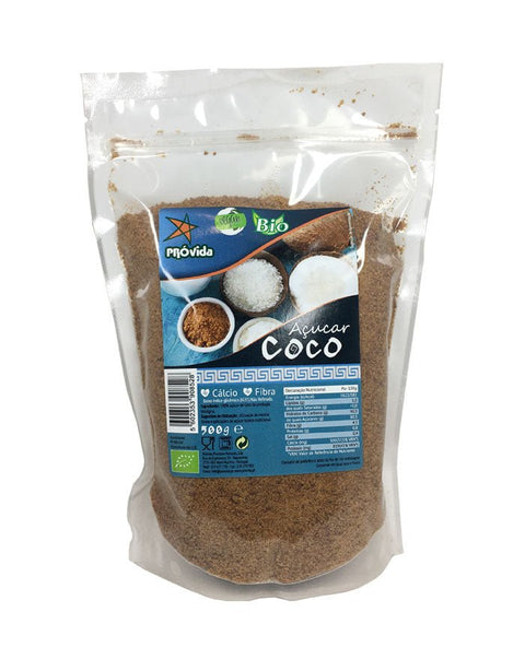 Açúcar de Coco Bio - 500 Grs - Provida - naturvida.pt