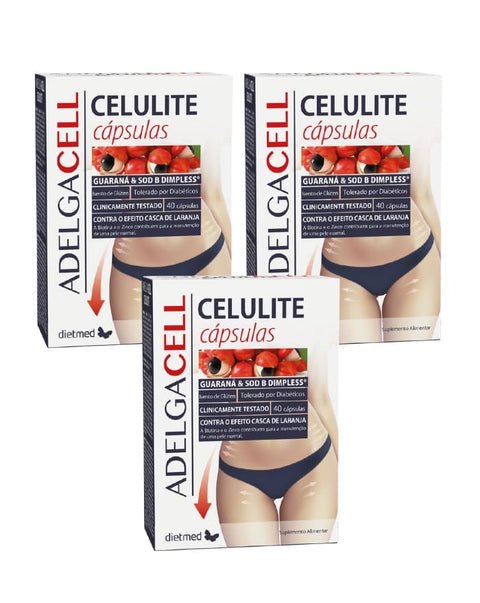 Adelgacell Celulite - Pack 3x40 Cápsulas - Dietmed