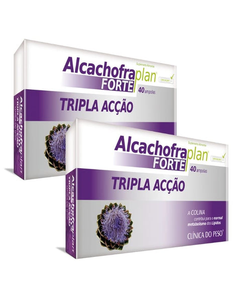 Alcachofra Plan Forte - Pack 2x40 Ampolas - Fharmonat - naturvida.pt
