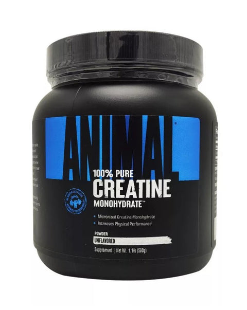 Animal 100% Pure Creatine Monohydrate - 500 grs - Universal Nutrition - naturvida.pt