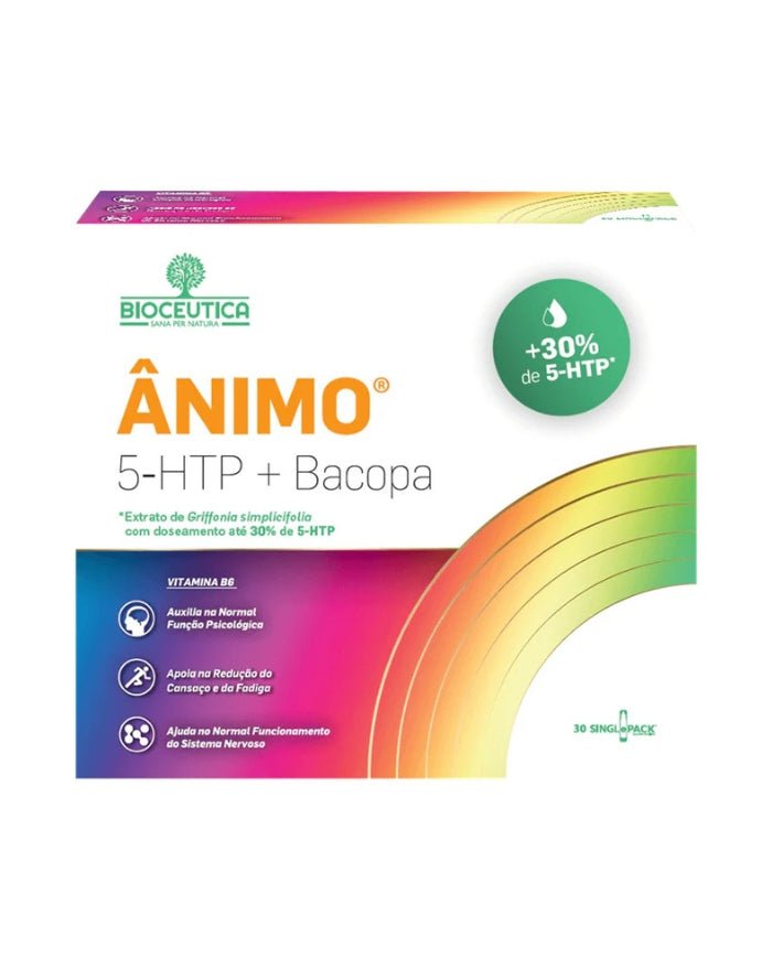 Ânimo Griffonia+Bacopa - 30 Ampolas - Biocêutica - naturvida.pt