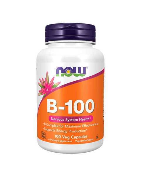 B100 - 100 Cápsulas - Now Foods - naturvida.pt