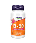 B50 frente - 100 Comprimidos - Now Foods - naturvida.pt