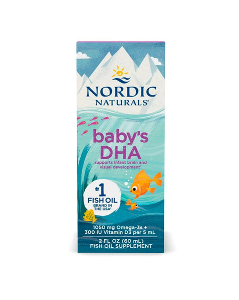 Baby's DHA + Vitamina D3 - 60ml - Nordic Naturals - naturvida.pt