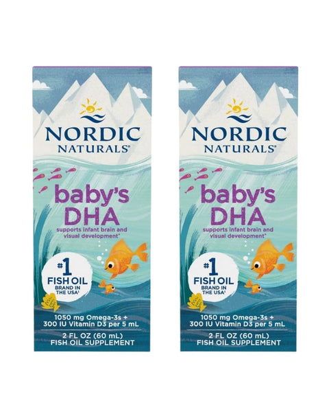 Baby's DHA + Vitamina D3 - Pack 2x60ml - Nordic Naturals