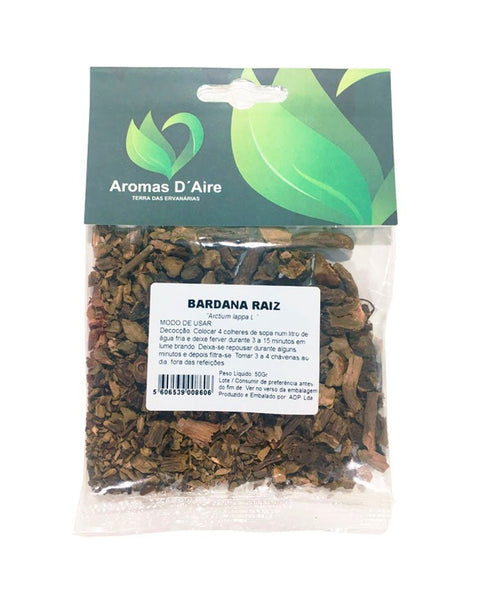 Bardana Raiz Aromas D'aire - 50g - naturvida.pt