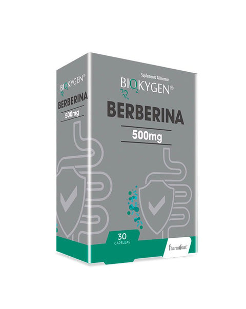 Berberina 500mg - 30 Cápsulas - Biokygen Fharmonat - naturvida.pt