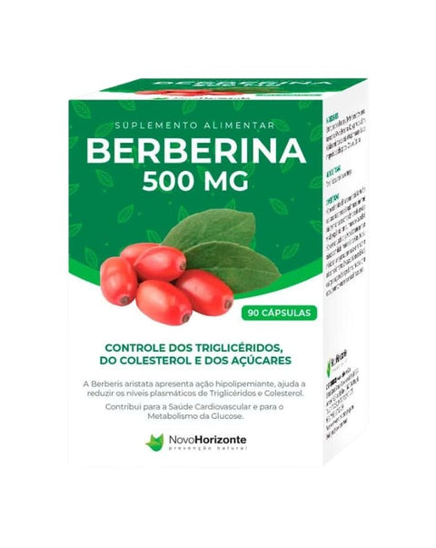 Berberina 500mg - 90 Cápsulas - Novo Horizonte - naturvida.pt