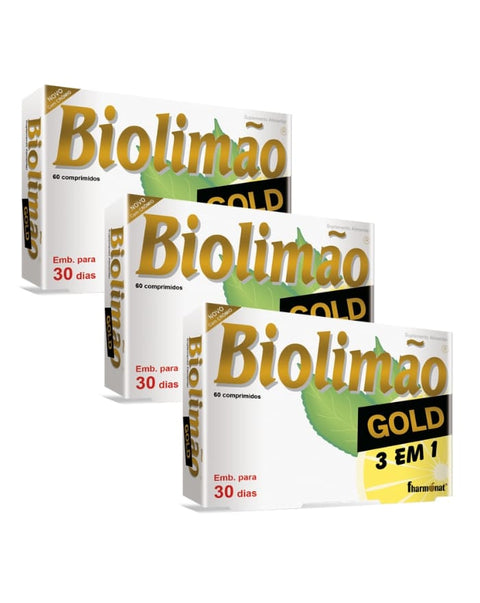 Biolimão Gold - Pack 3x60 Comprimidos - Fharmonat - naturvida.pt