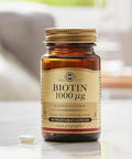 Biotina 1000µg - 50 Cápsulas - Solgar - naturvida.pt