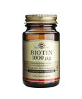 Biotina 1000µg - 50 Cápsulas - Solgar - naturvida.pt