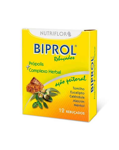 Biprol 12 Rebuçados Peitorais de Própolis – Nutriflor - naturvida.pt