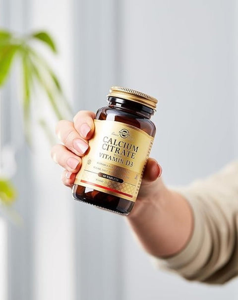 Cálcio com Vitamina D3 - 60 Comprimidos - Solgar - naturvida.pt