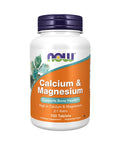 Calcium & Magnesium - 100 Comprimidos - Now Foods - naturvida.pt