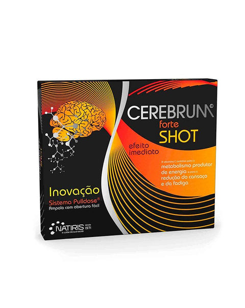 Cerebrum Forte Shot - 8 Ampolas - Natiris - naturvida.pt