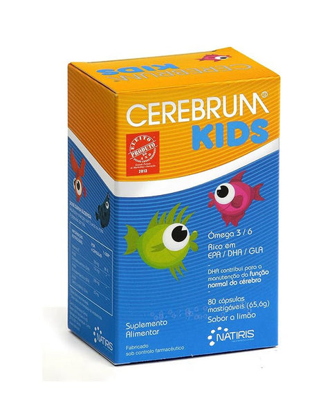 Cerebrum Kids - 80 Cápsulas Mastigáveis - Natiris - naturvida.pt
