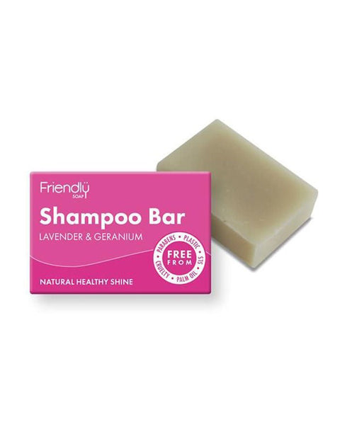 Champô Sólido de Alfazema e Gerânio - 95 grs - Friendly Soap - naturvida.pt