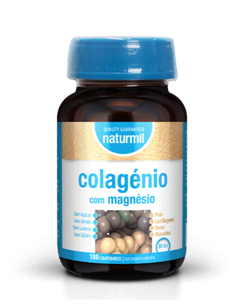 Colagénio com Magnésio - 180 Comprimidos - Naturmil