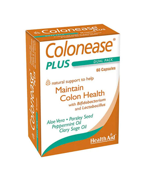 Colonease Plus - 60 Cápsulas - Health Aid - naturvida.pt