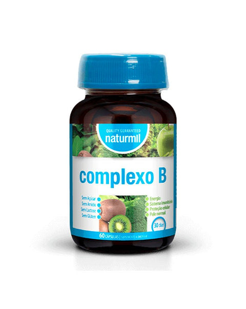 Complexo B - 60 Cápsulas - Naturmil - naturvida.pt