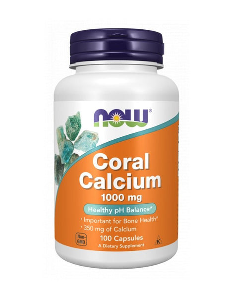 Coral Calcium 1000mg - 100 Cápsulas - Now Foods - naturvida.pt