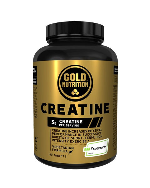 Creatine 1000mg - 60 Comprimidos - Gold Nutrition - naturvida.pt