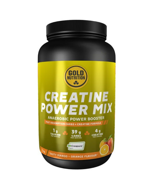 Creatine Power Mix Manga Laranja - 1kg - Gold Nutrition - naturvida.pt