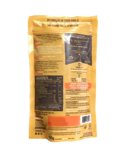 Curcuma e Pimenta Preta - 150 grs - Iswari - naturvida.pt