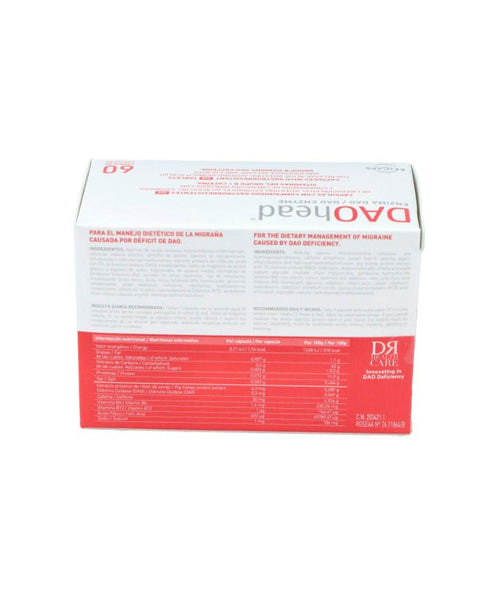 DAOhead - 60 Cápsulas - Dr Healthcare - naturvida.pt