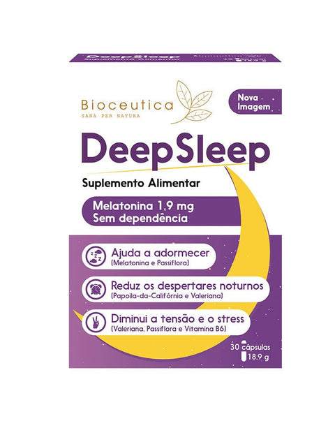 Deepsleep Melatonina 1,9 mg – 30 Cápsulas – Biocêutica - naturvida.pt