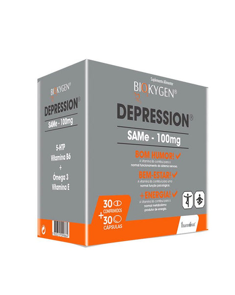 Depression - 30 Comprimidos + 30 Cápsulas - Biokygen Fharmonat - naturvida.pt