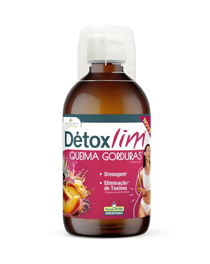Détoxlim Queima Gorduras Pêssego - 500 ml - 3 Chênes Laboratoires - naturvida.pt