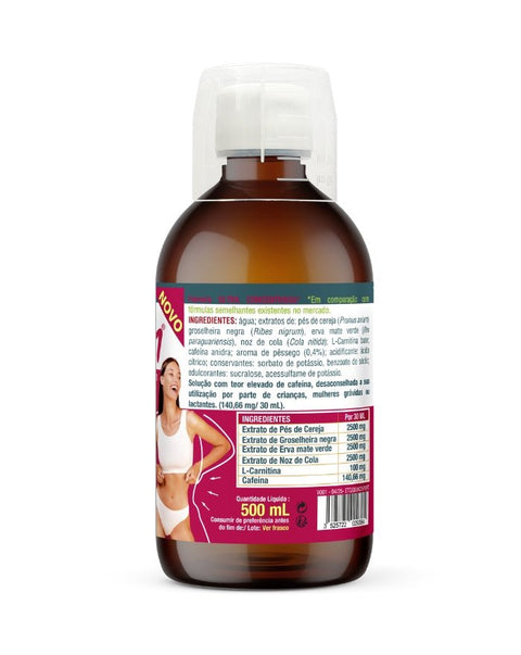 Détoxlim Queima Gorduras Pêssego - 500 ml - 3 Chênes Laboratoires - naturvida.pt