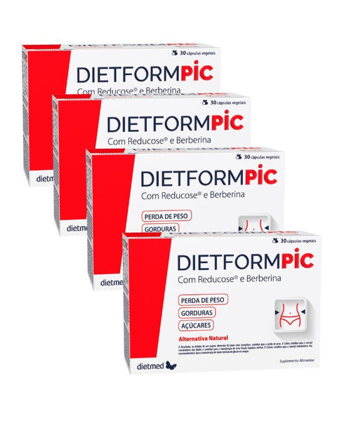 DietformPic - Pack 4x30 Cápsulas - Dietmed - naturvida.pt