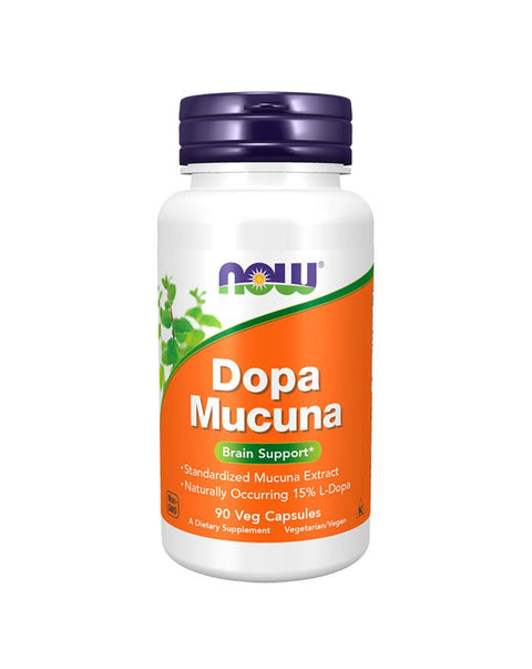 DOPA Mucuna - 90 Cápsulas - Now Foods - naturvida.pt