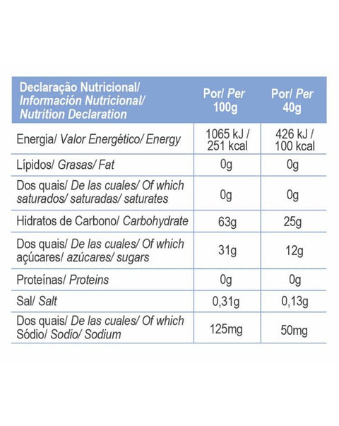 Energy Gel Frutos Silvestres - Caixa 16uni x 40g - Gold Nutrition - naturvida.pt