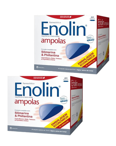 Enolin - Pack 2x40 Ampolas - Farmodiética - naturvida.pt