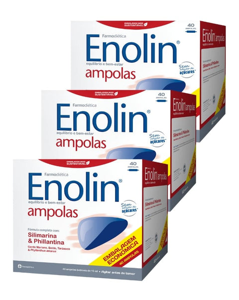 Enolin - Pack 3x40 Ampolas - Farmodiética - naturvida.pt