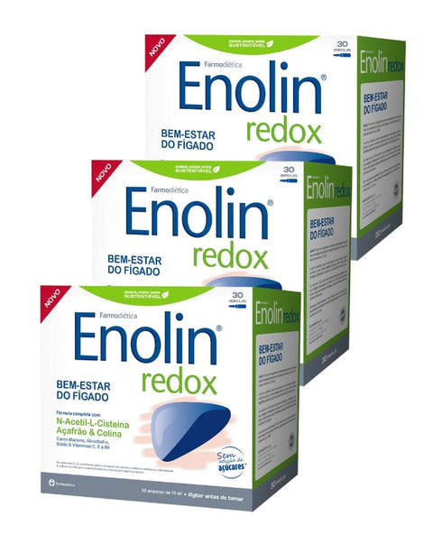 Enolin Redox - Pack 3x30 Ampolas - Farmodiética